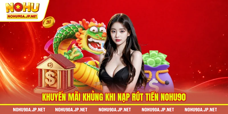 Khuyến mãi khủng khi nạp rút tiền Nohu90